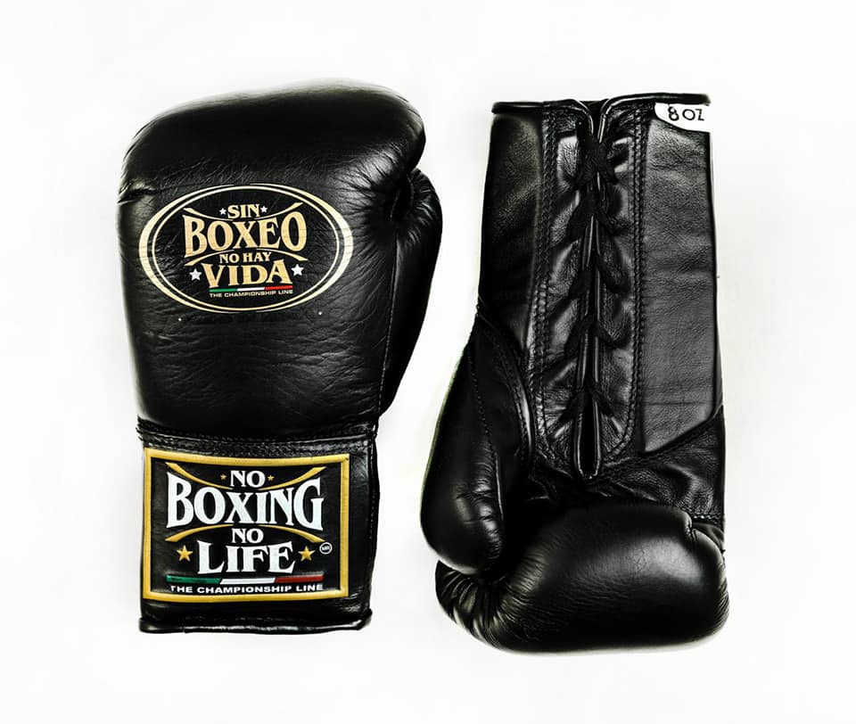 No Boxing No Life Elite Black Boxing Gloves , Ultra-Soft Cushion