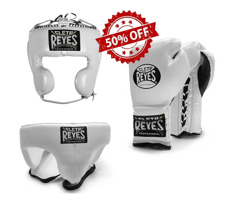 Cleto Reyes Boxing Set White/Black Boxing Gear – Fiest Gloves