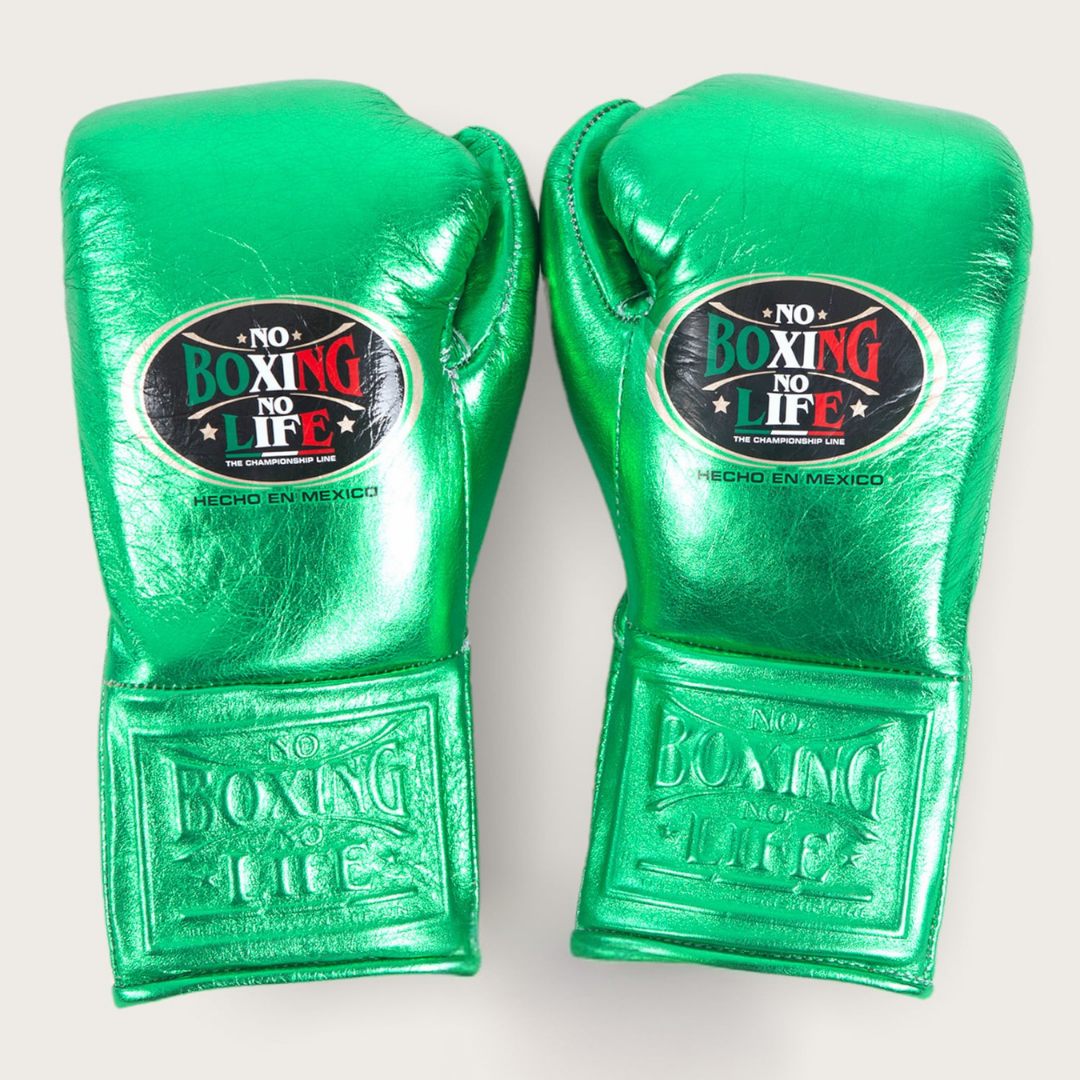 Value Custom No Boxing No Life Sparring Gloves Green Heavy Duty