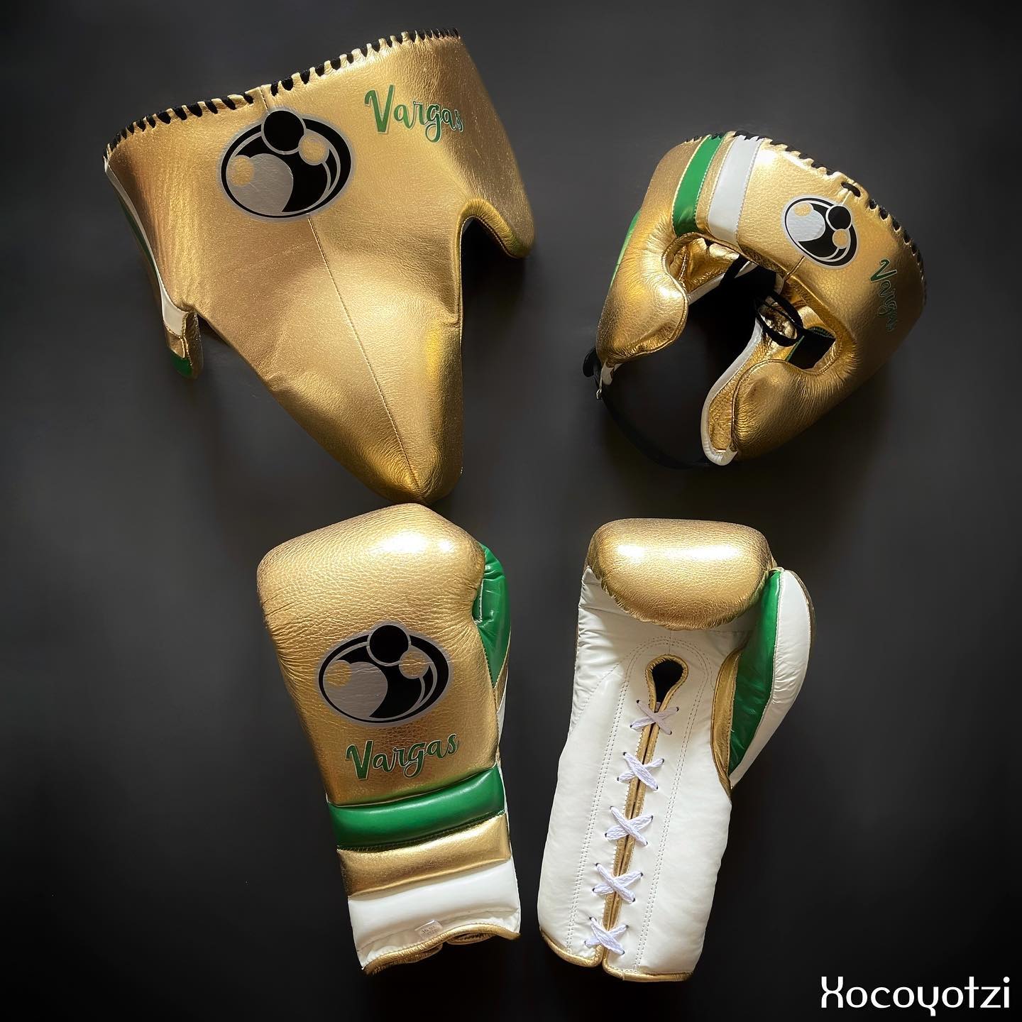 Grant Boxing Set | Gold/White/Green