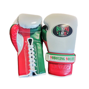High Value No Boxing No Life Leather Gloves White/Red/Green Fitness Use