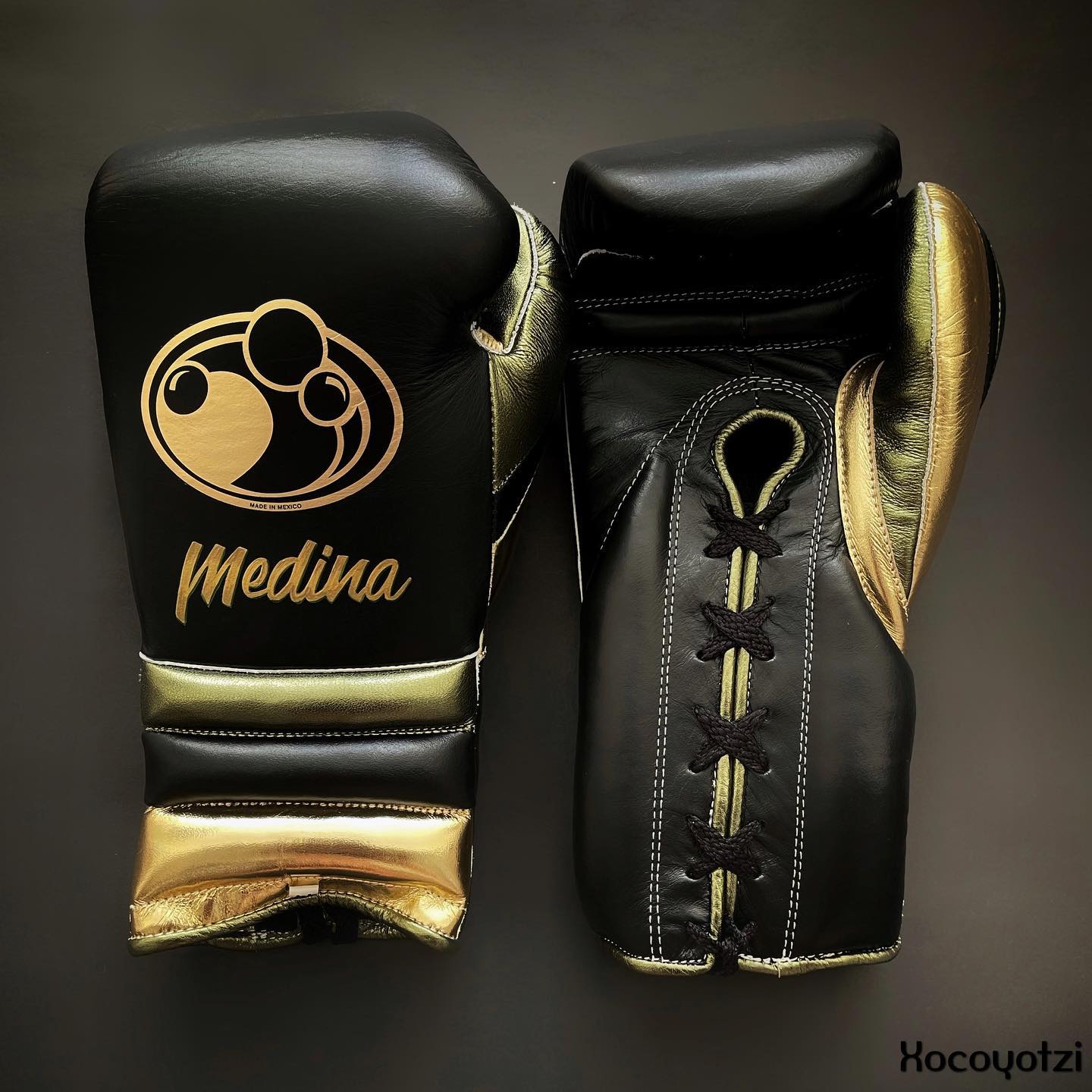 Grant Inspired Budget Gloves Black/Green/Gold Full Custom