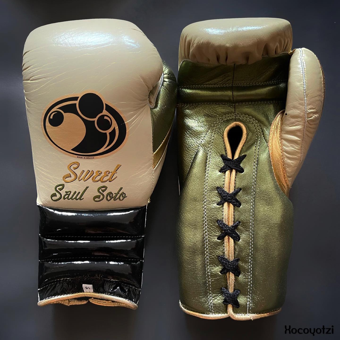 Grant Gym Gloves Beige/Green/Black Custom Affordable Training
