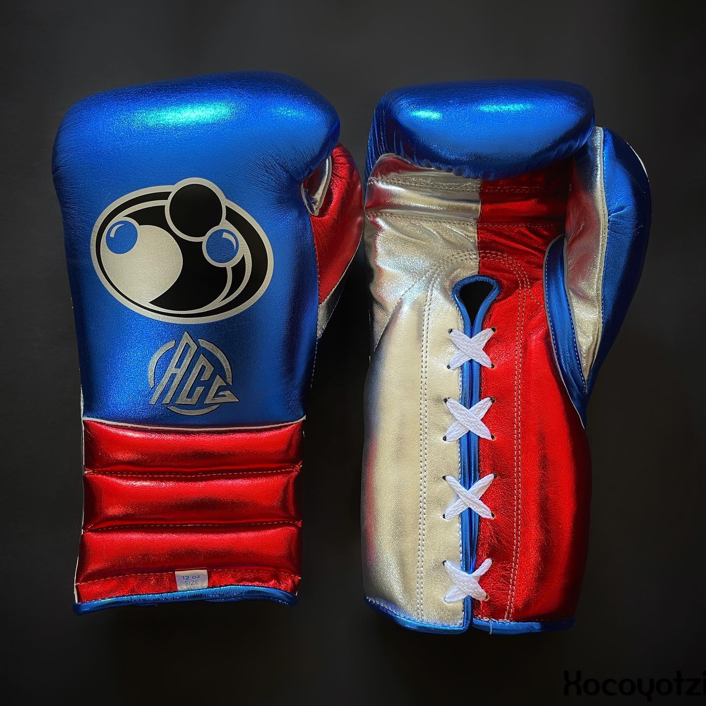 Grant Custom Fit Gloves Blue/Red/Silver Customizable