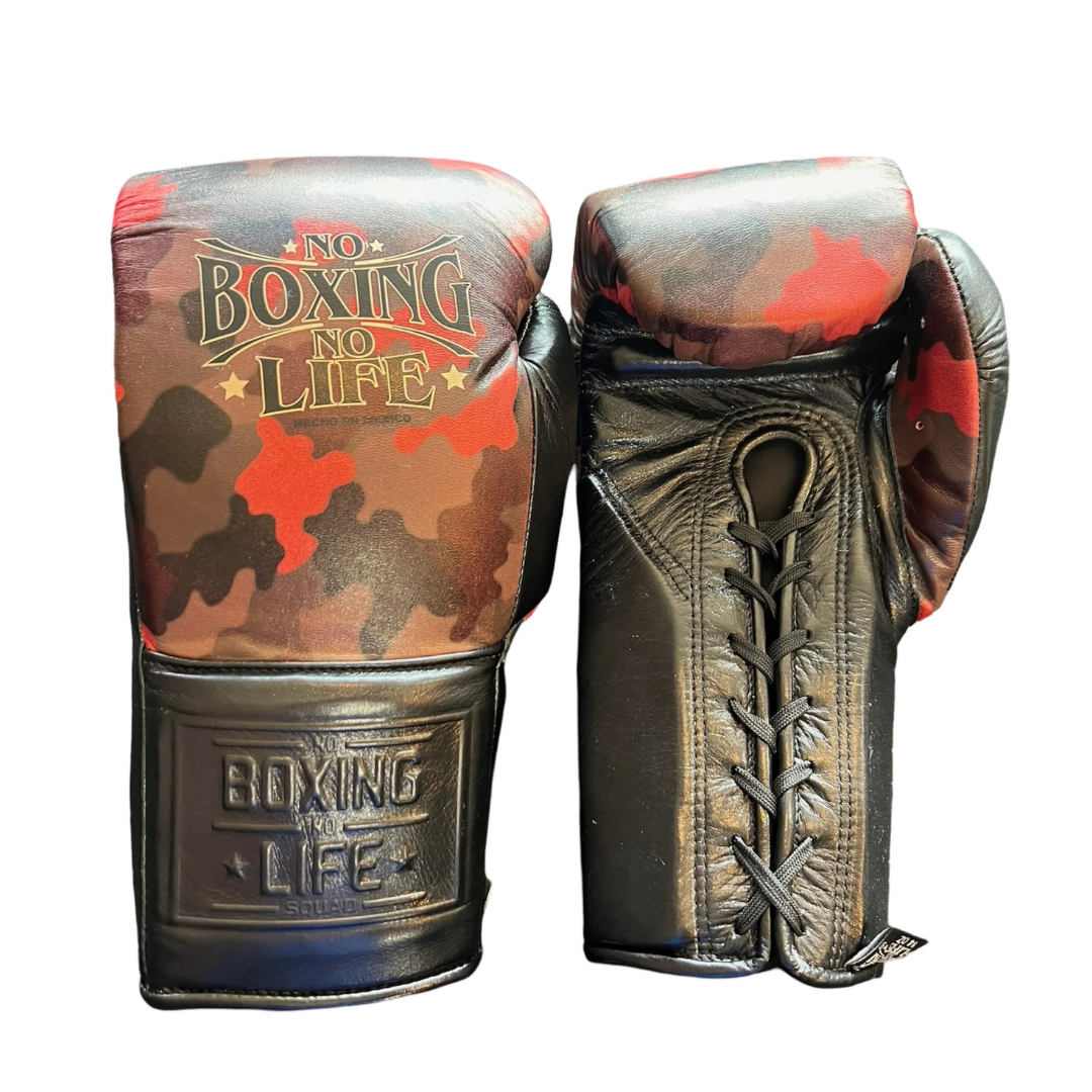 Affordable No Boxing No Life Heavy Duty Gloves Orange/Brown Gym Training