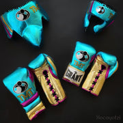 Grant Boxing Set | Sky-Blue/Pink/Gold