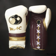 Best Value Grant Training Gloves White/Brown/Gold Lace Up Design