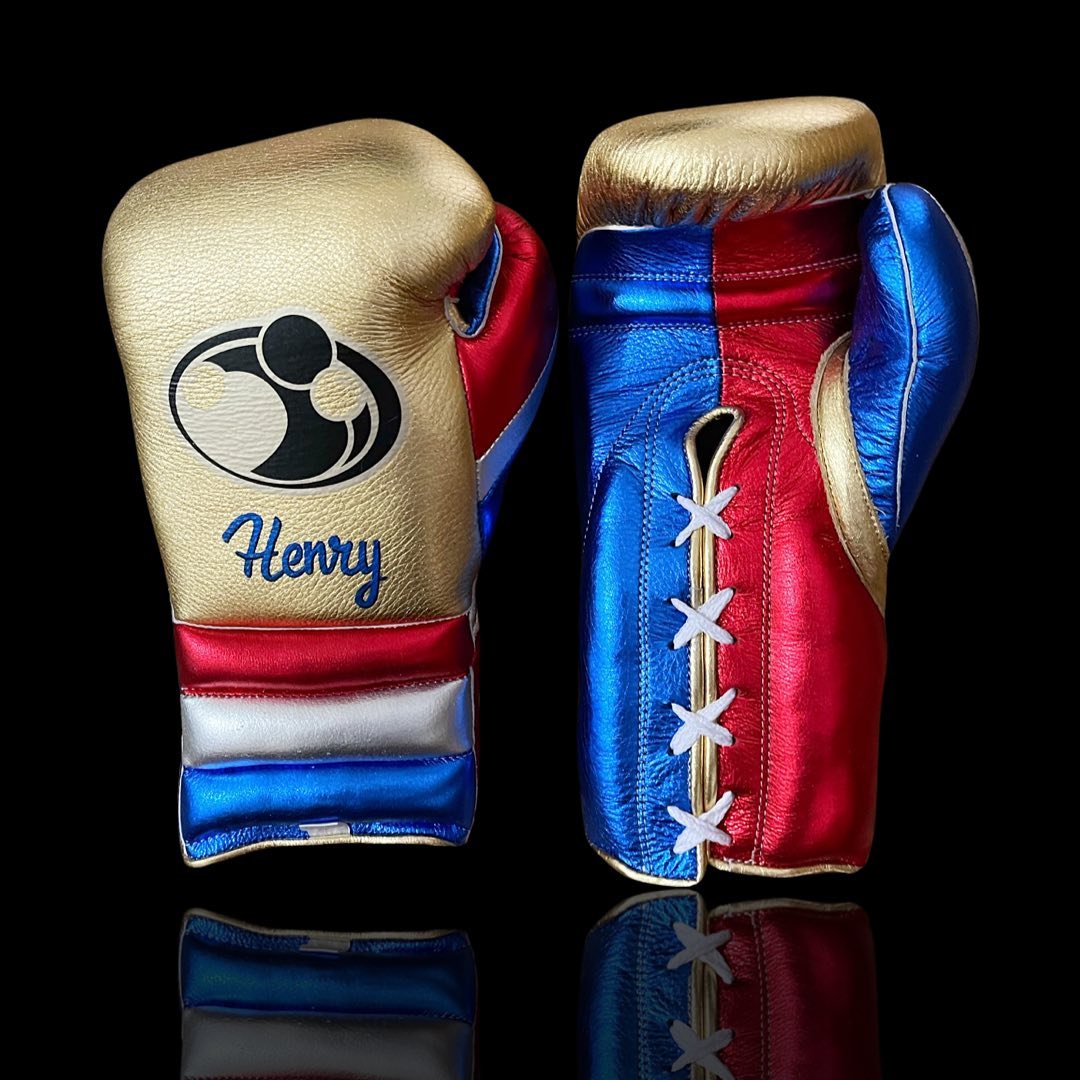 Value Pack Custom Grant Sparring Gloves Gold/Blue/Red Premium Feel