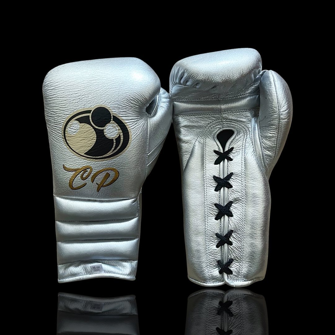 Grant Affordable Boxing Gloves Silver Lace Up Training
