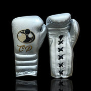 Grant Affordable Boxing Gloves Silver Lace Up Training