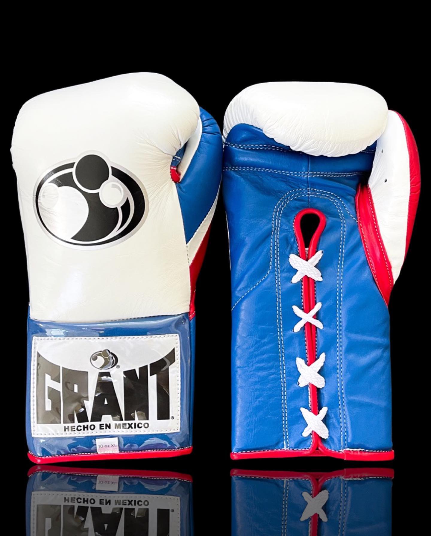 Budget Custom Grant Gloves White/Blue/Red Daily Workout