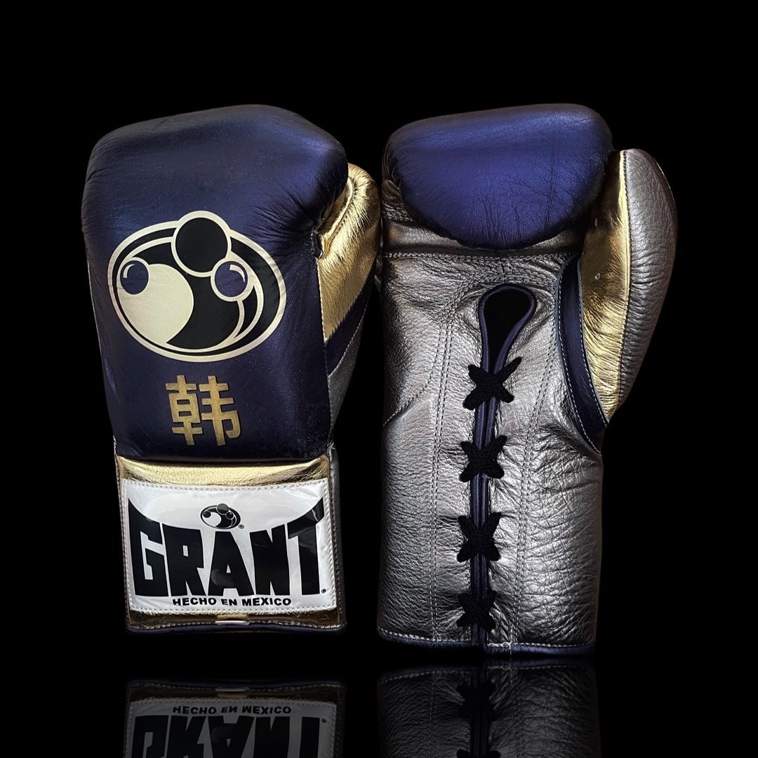 Grant Custom Fit Gloves Blue/Grey/Gold Customizable