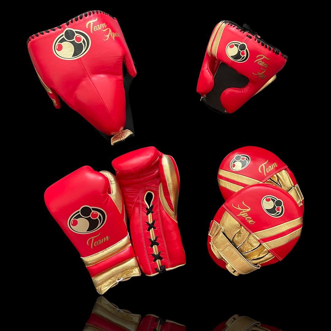 Grant Boxing Set | Red/Gold