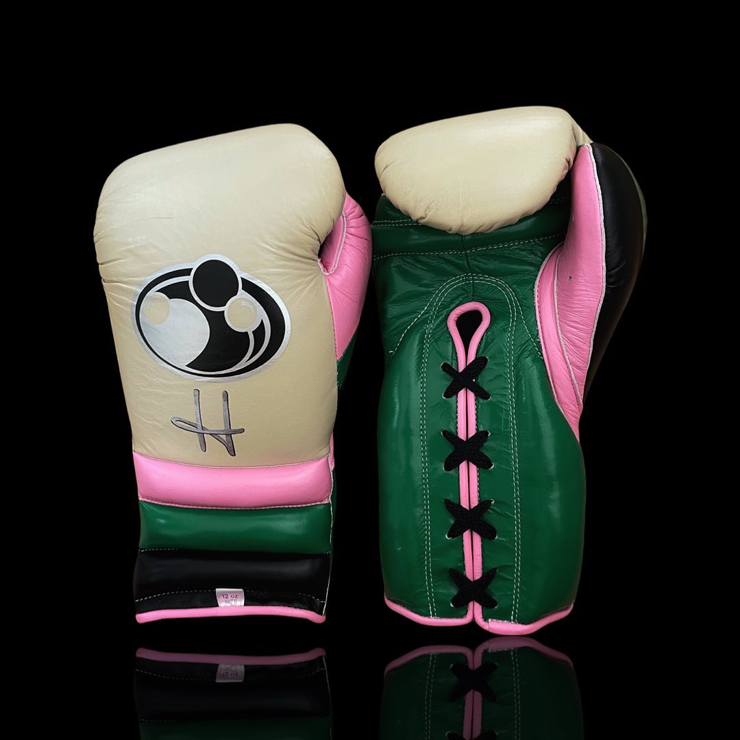 High Value Grant Fitness Gloves Beige/Green/Pink Customizable Fit