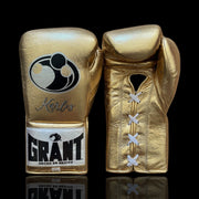 Affordable Grant Leather Training Gloves Light-Gold 14oz Custom Made