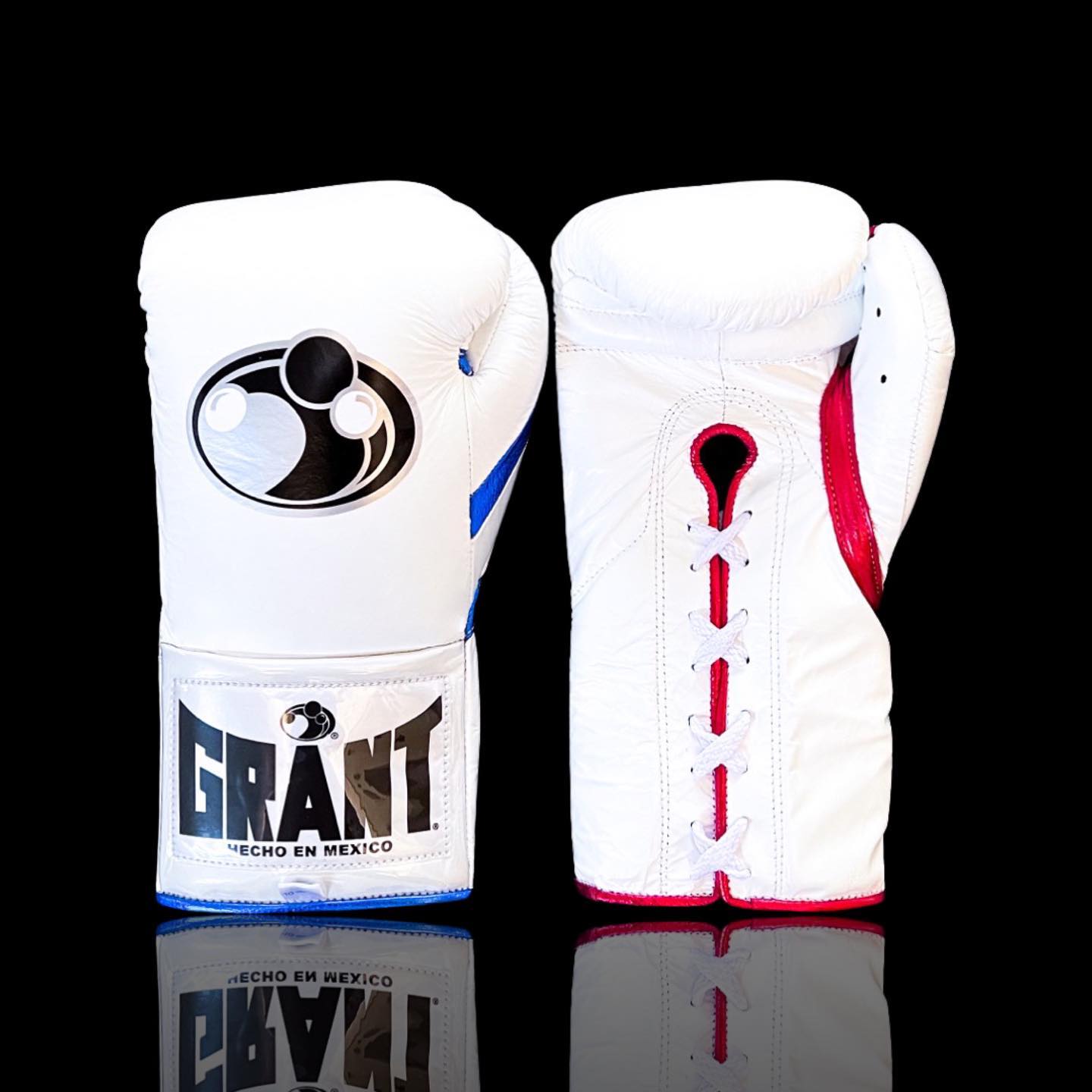 Grant Gym Gloves White/Blue/Red Custom Affordable Training