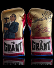 Affordable Grant Fitness Gloves Gold/Red/Blue Custom Training