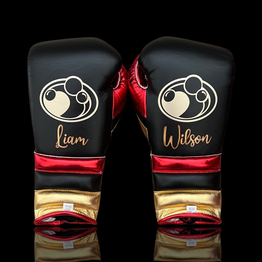 Grant Style Budget Gloves Black/Red/Gold Fitness Training
