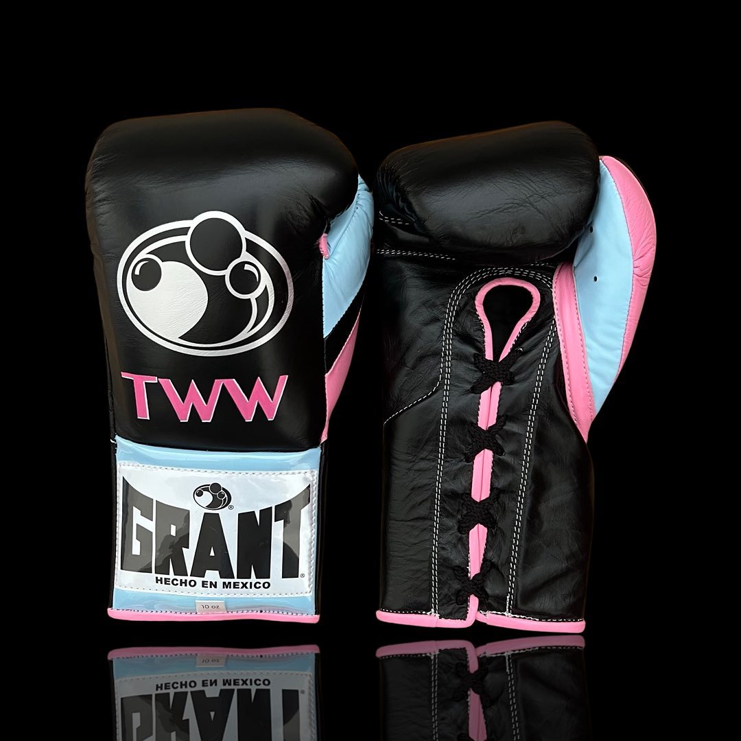 Grant Gym Gloves Black/Blue/Pink Custom Affordable Training