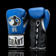 Budget Friendly Grant Sparring Gloves Blue/Black/Silver Full Customization