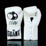Grant Boxing Gloves White | Lace-Up