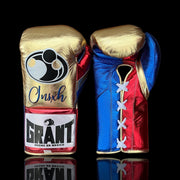 Grant Leather Gloves Gold/Blue/Red Custom Choice