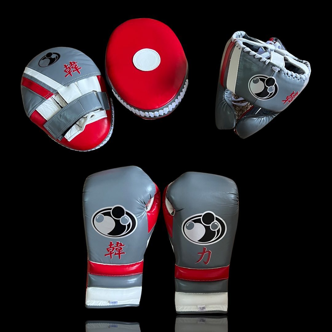 Grant Boxing Set | Grey/Red/White