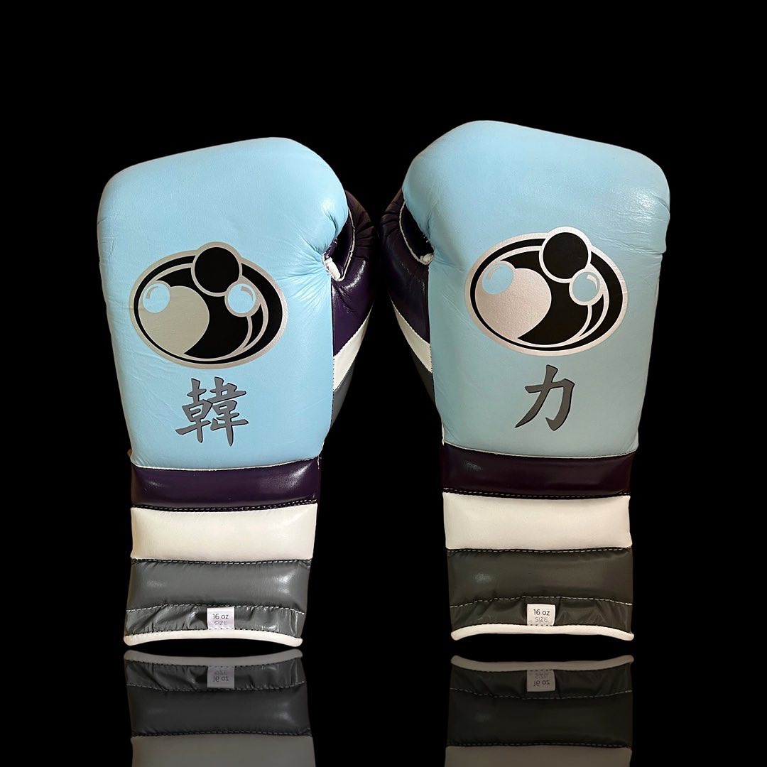 Grant Style Budget Gloves Sky-Blue/Purple/White Fitness Training
