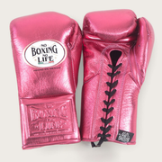 Budget No Boxing No Life Training Gloves Dark-Pink 16oz Custom Fit