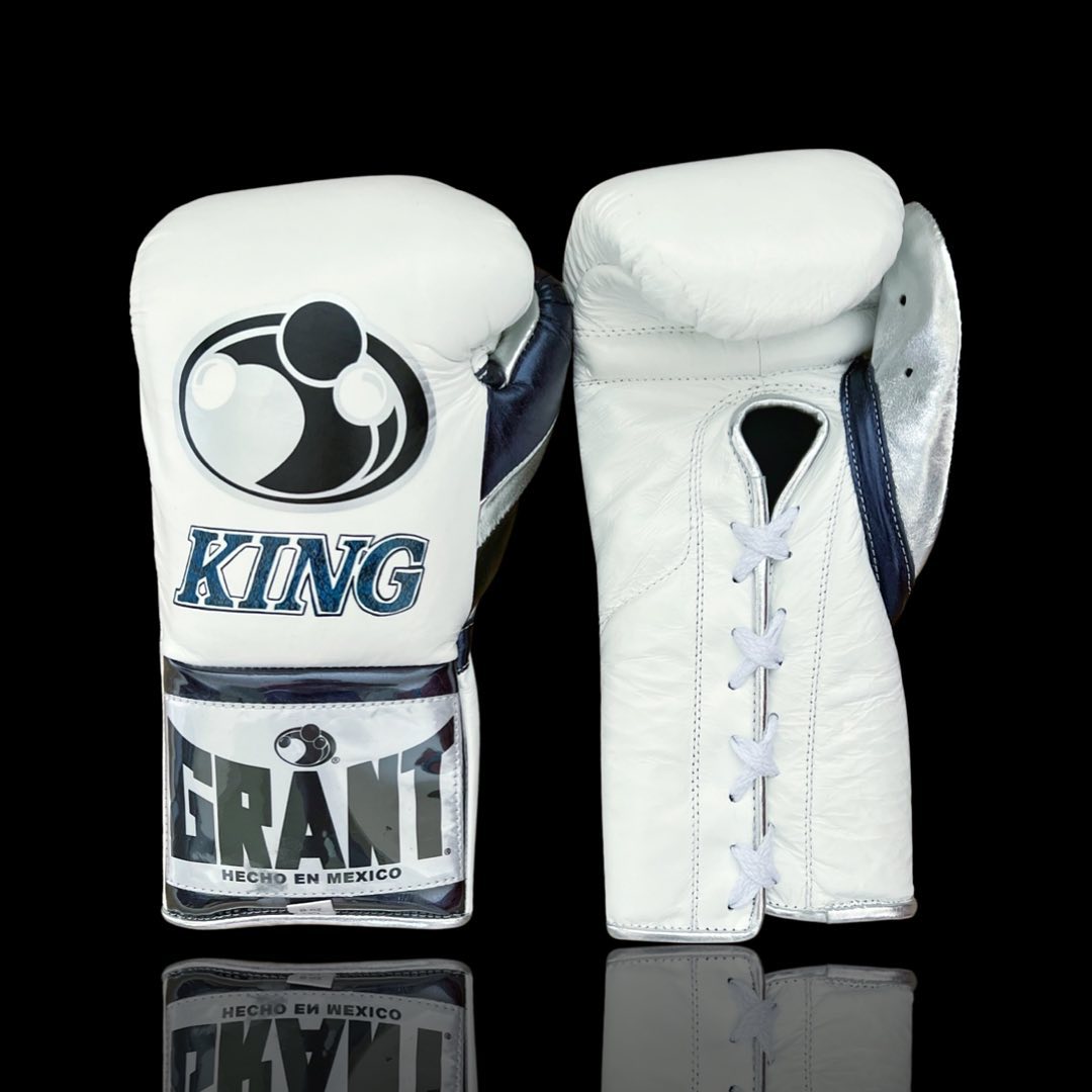 Grant Style Fitness Gloves White/Blue Ideal for Beginners