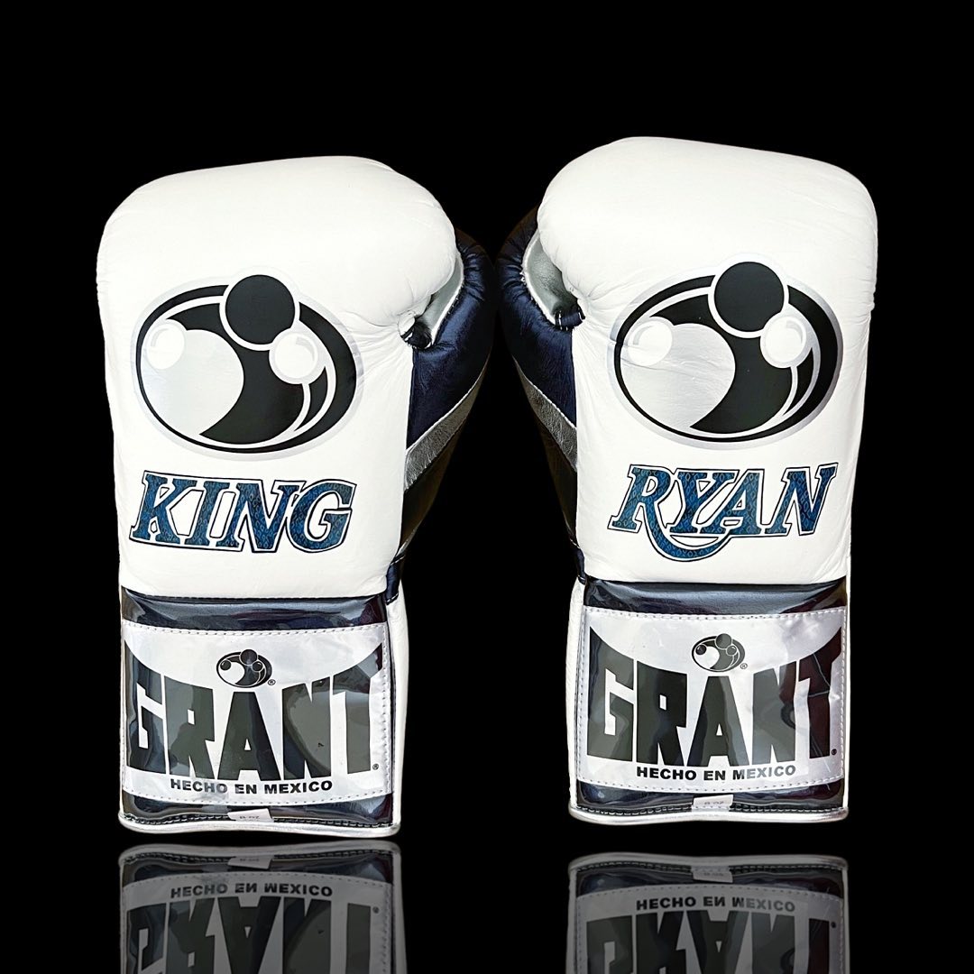 Grant Style Fitness Gloves White/Blue Ideal for Beginners