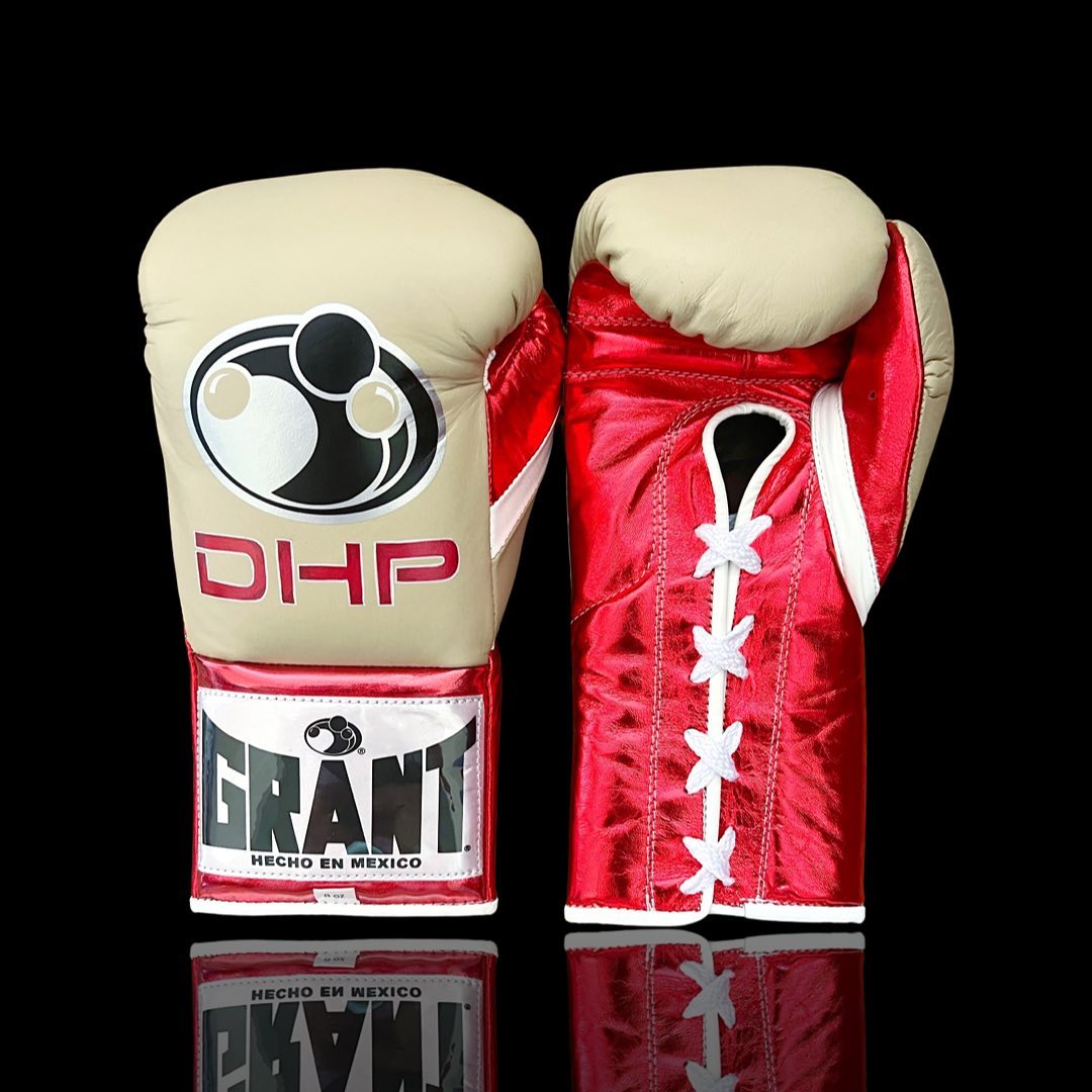 Budget Custom Grant Gloves Beige/Red/White Daily Workout