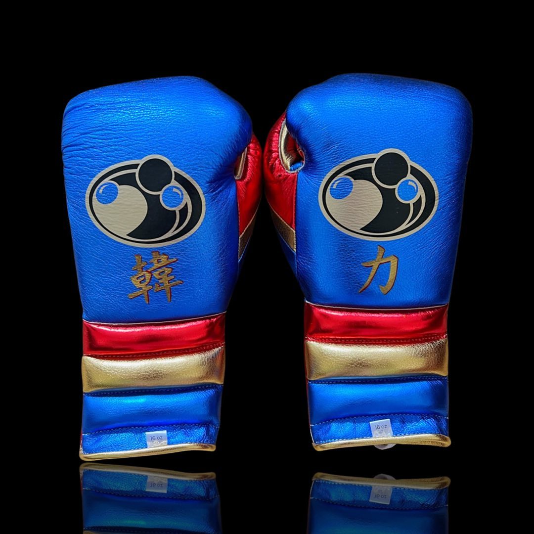 Grant Budget Friendly Gloves Blue/Red/Gold Tough Sparring Use