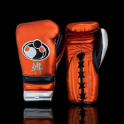 Budget Grant Boxing Gloves Orange/Grey/Silver Gym Fitness