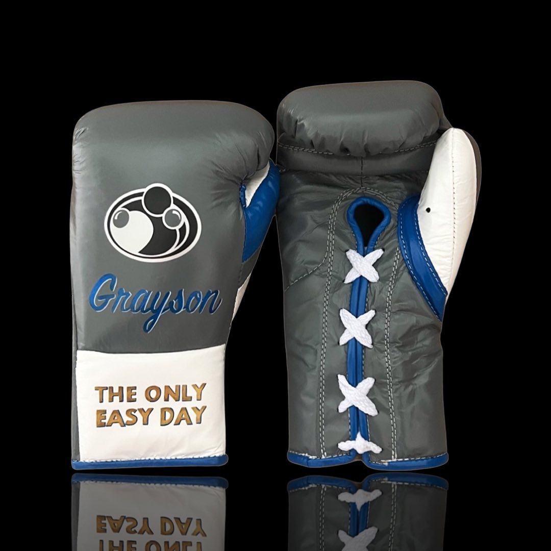 Affordable Grant Heavy Duty Gloves Grey/Blue/White Gym Ready