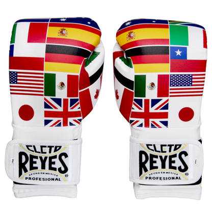 Cleto Reyes White Boxing Gloves 4-24oz , Professional Soft-Fit Sparring Gear