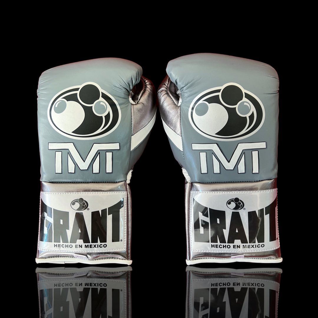 Heavy Duty Grant Training Gloves Grey/Silver Custom Made