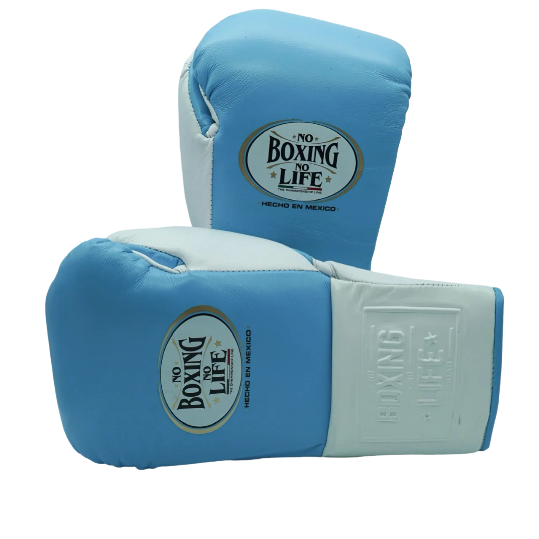 No Boxing No Life Style Fitness Gloves Sky-Blue/White Beginner Friendly