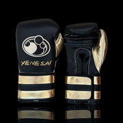 Grant Boxing Gloves Black/Gold Velcro 16oz