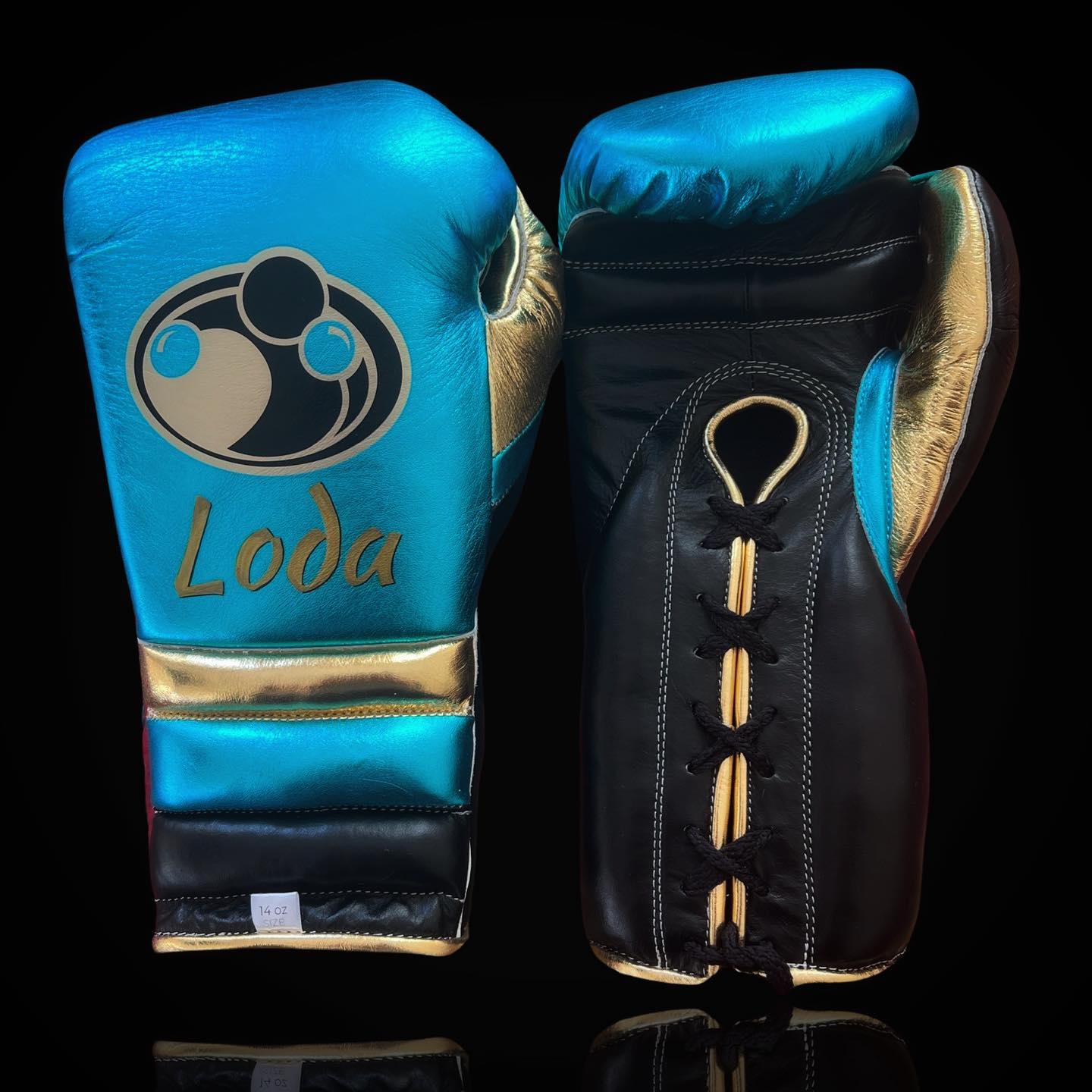 Value Pack Custom Grant Sparring Gloves Blue/Black/Gold Premium Feel