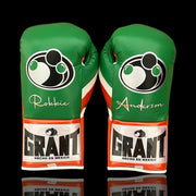 Grant Inspired Budget Gloves Green/Orange/White Full Custom