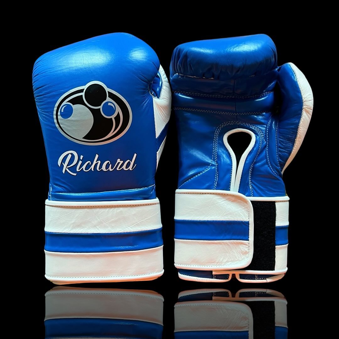 Grant Boxing Gloves Blue/White Boxing Training