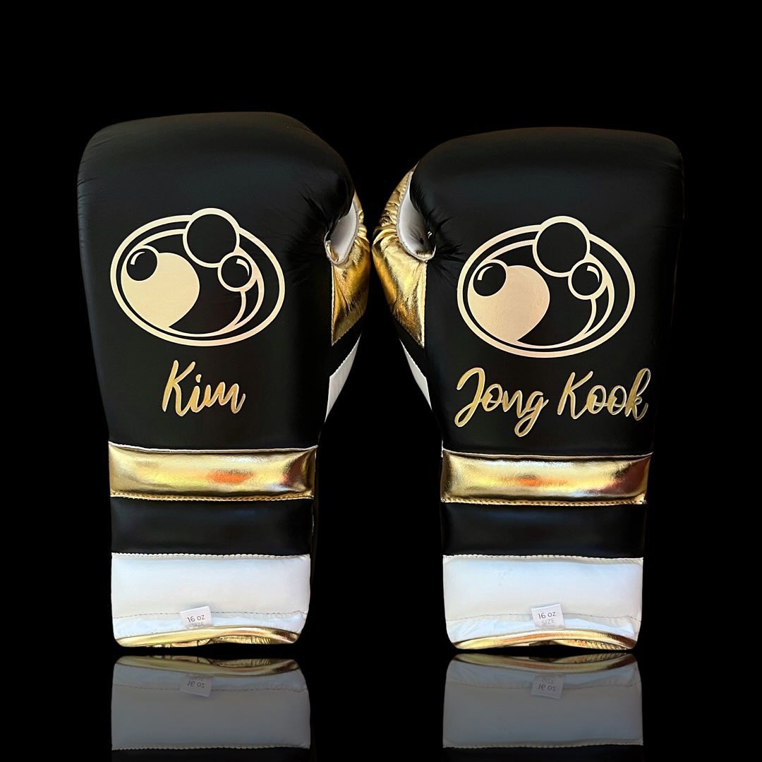 Grant Boxing Set | Brown/Gold/White