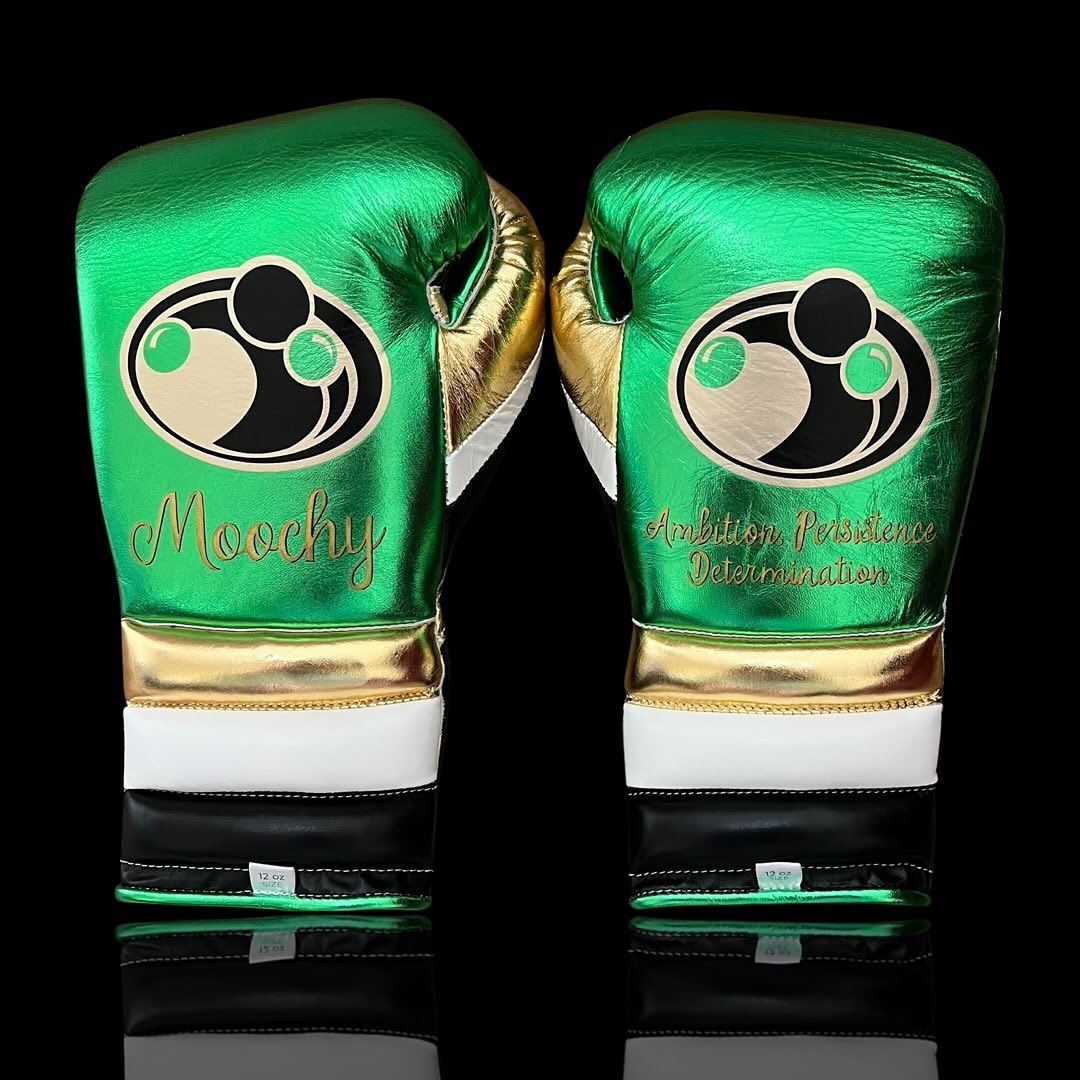 Value Grant Leather Gloves Green/Black/White/Gold Budget Friendly Sparring