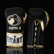Heavy Duty Grant Training Gloves Black/Gold Custom Made