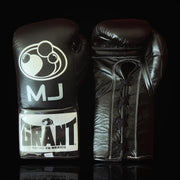 Budget Grant Boxing Gloves Black/Silver Gym Fitness