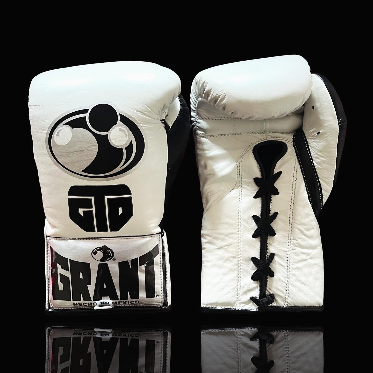 Affordable Custom Grant Leather Gloves White/Black Everyday Training