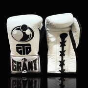 Affordable Custom Grant Leather Gloves White/Black Everyday Training