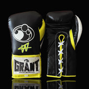 Grant Leather Gloves Black/Yellow/White Custom Training Choice