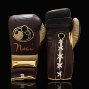 Grant Leather Gloves Brown/Beige/Gold Custom Training Choice